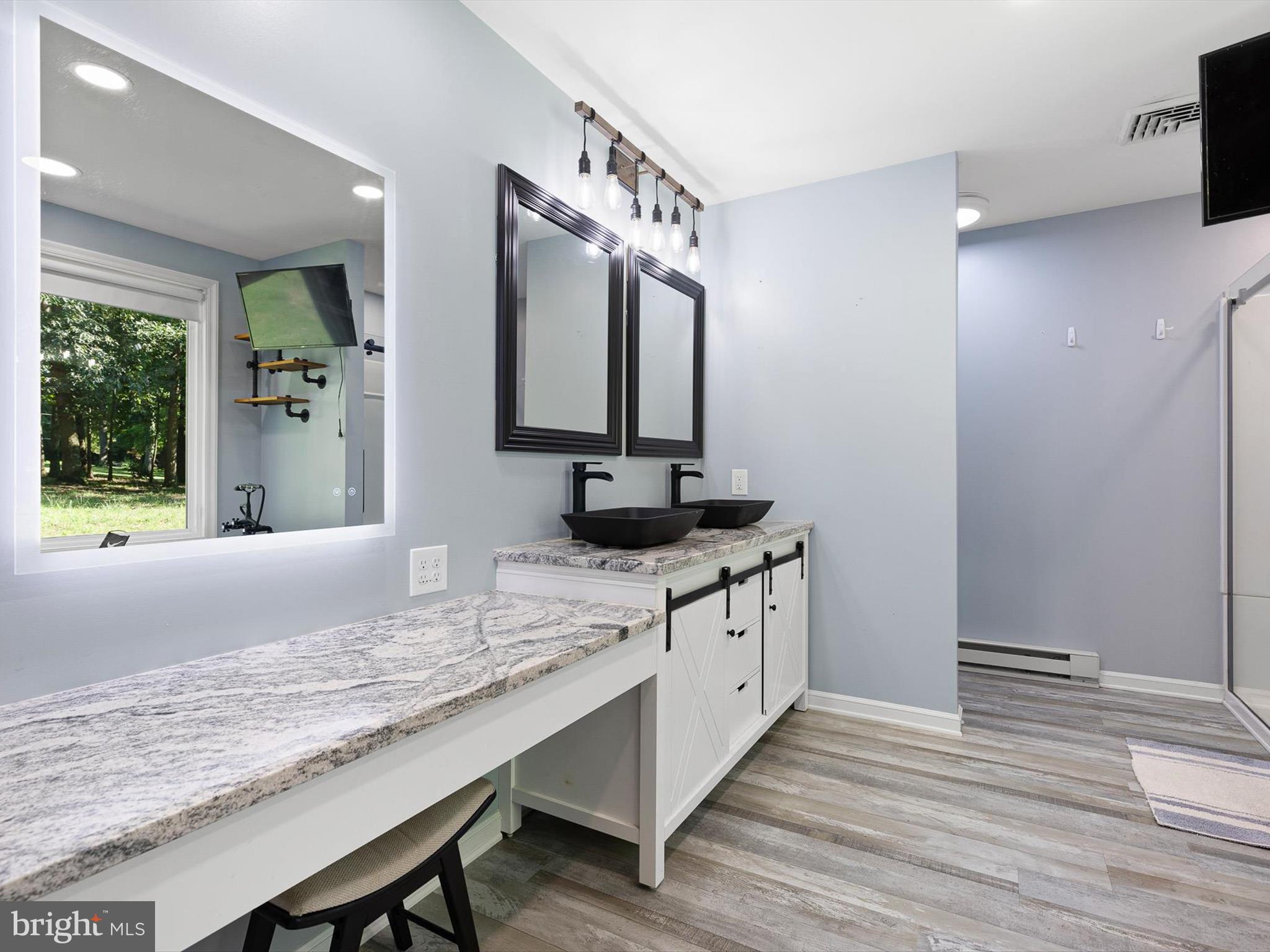 9 Park Lane Elkton, MD 21921 - Photo 14 of 35 Custom bathroom with marble counters and vanity
