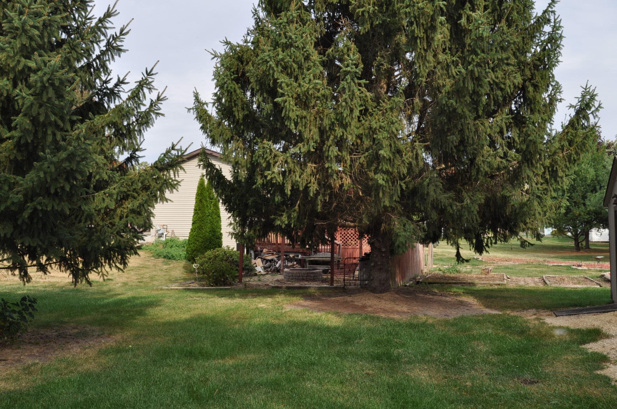 135 Fieldcrest Lane Cedarville, IL 61013 - Photo 40 of 45 a view of a backyard with large trees