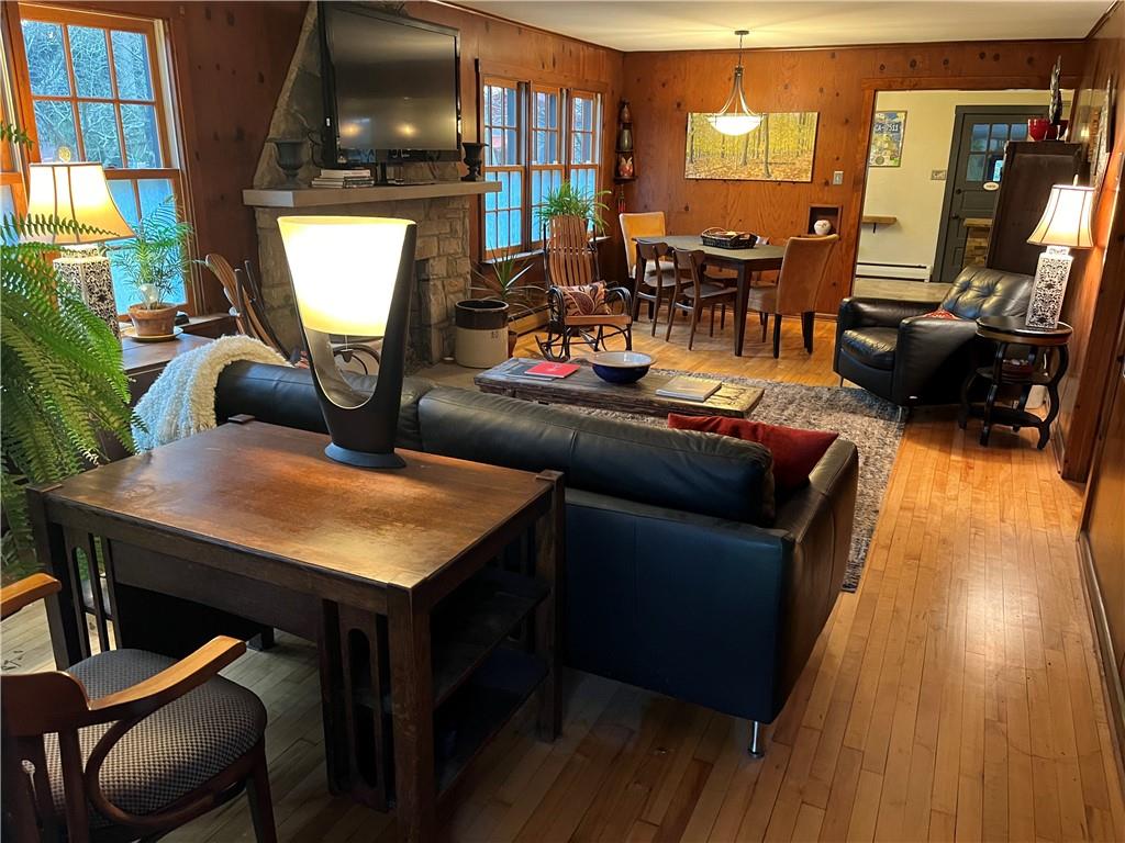 1575 Dutch Ridge Road Beaver, PA 15009 - Photo 16 of 50 Living/Dining Log Cabin