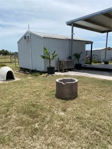 a room with table and chairs