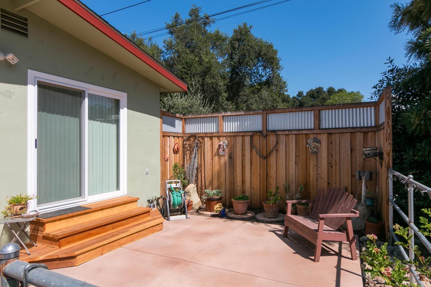750 South Rice Road Ojai, CA 93023 - Photo 25 of 27 a backyard of a house with chairs and a couch