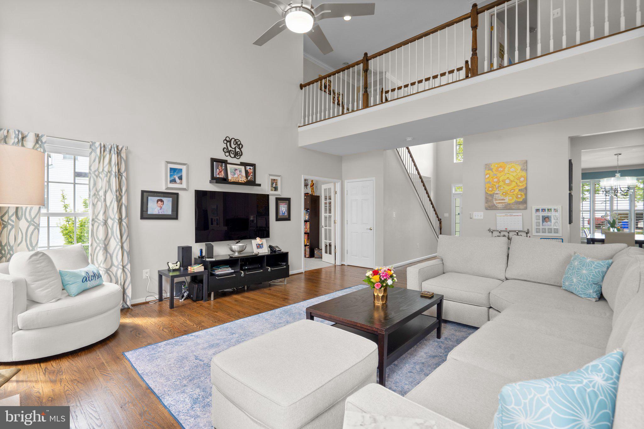 14334 Ashleigh Greene Road Boyds, MD 20841 - Photo 17 of 63 Family Room w/ Vaulted Ceilings & a Gas Fireplace