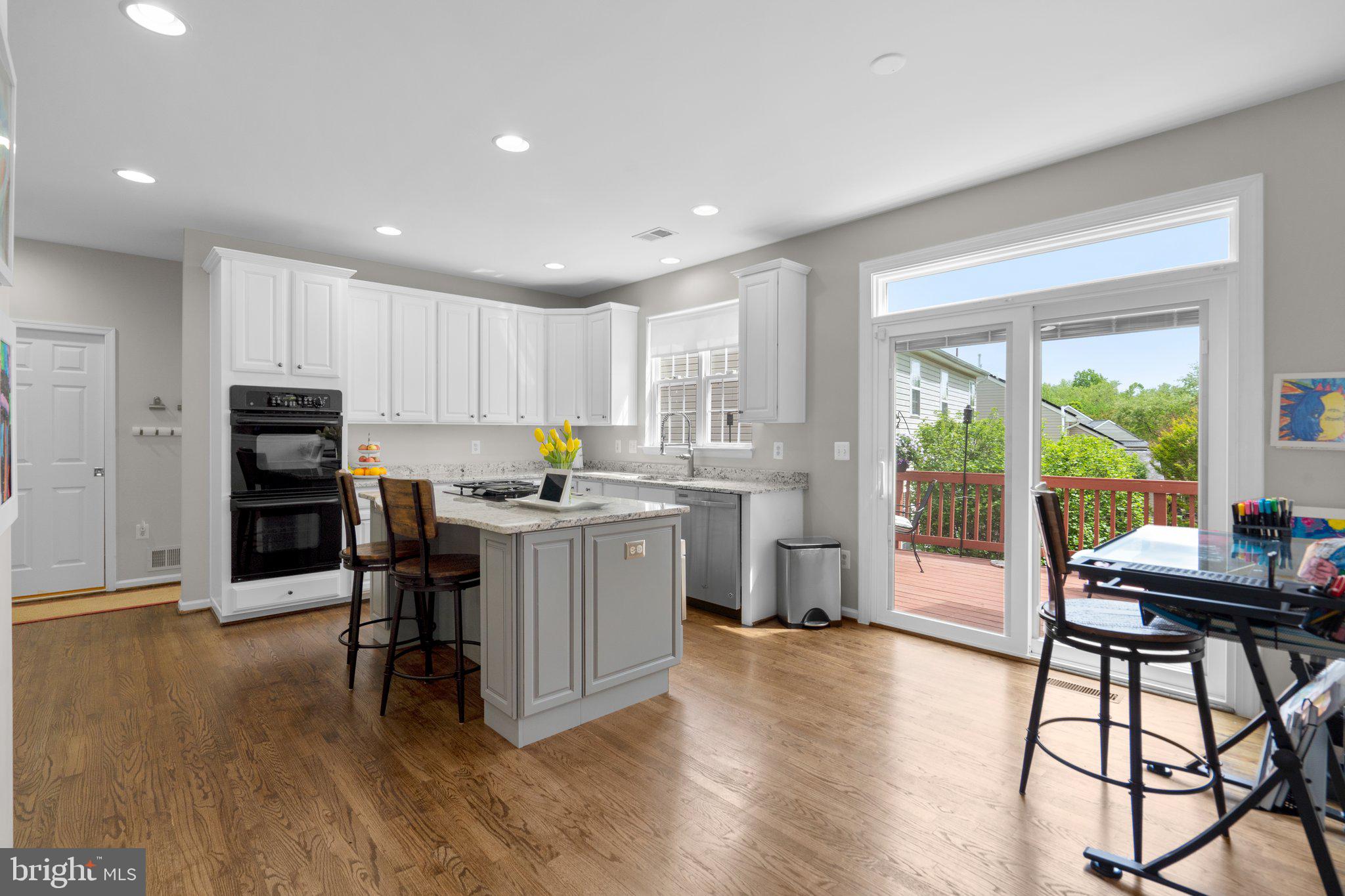 14334 Ashleigh Greene Road Boyds, MD 20841 - Photo 19 of 63 Updated Kitchen with Island & Table Space