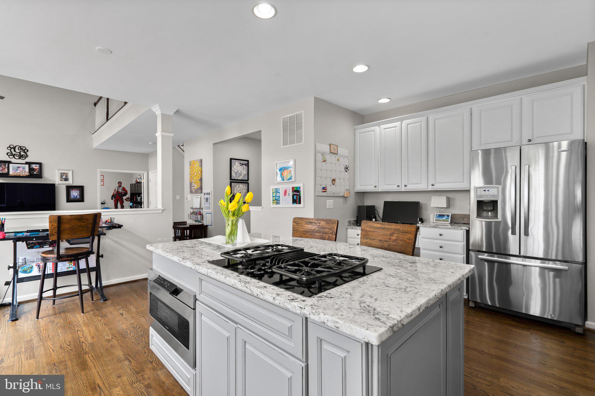 14334 Ashleigh Greene Road Boyds, MD 20841 - Photo 22 of 63 Updated Kitchen with Island & Table Space