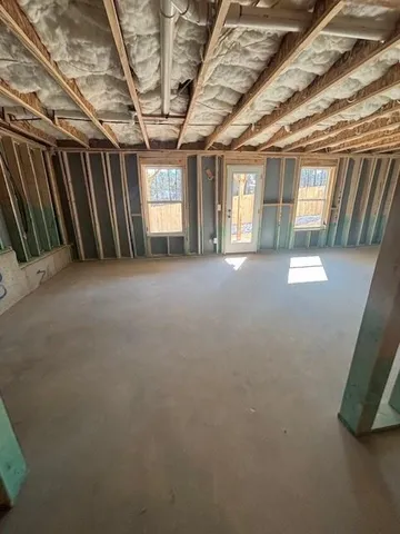 a front view of a house with stairs