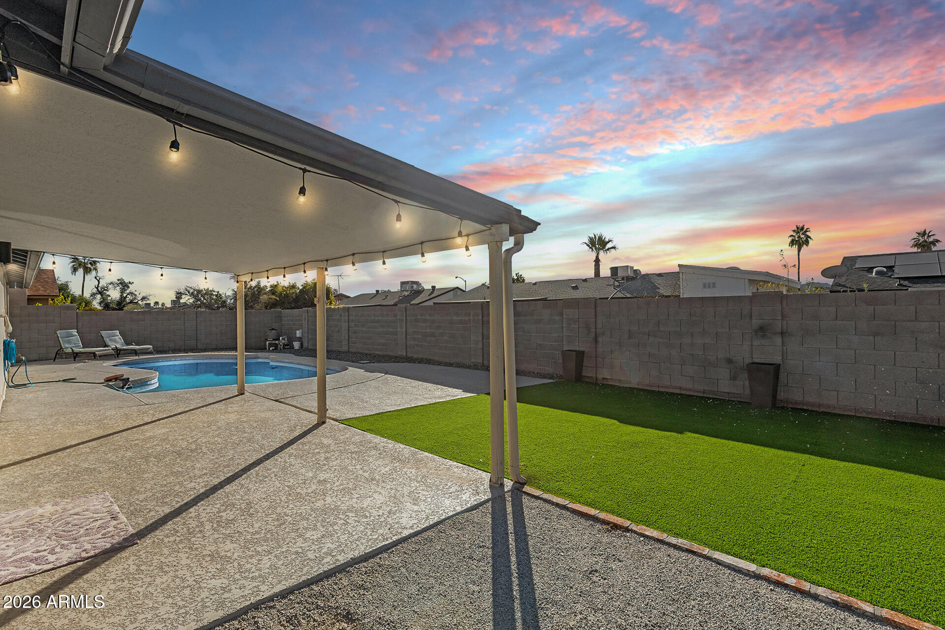 3749 East Pershing Avenue Phoenix, AZ 85032 - Photo 52 of 53 a view of a backyard