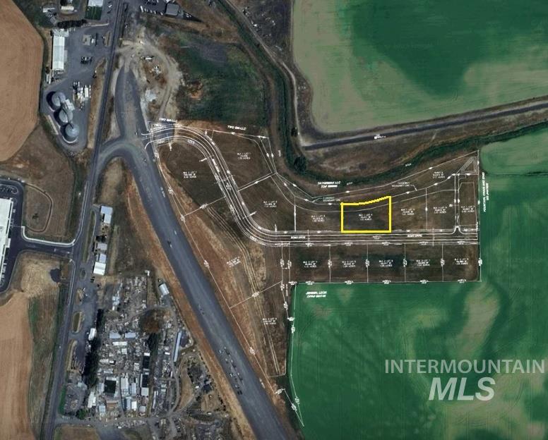 Aerial view of property's location