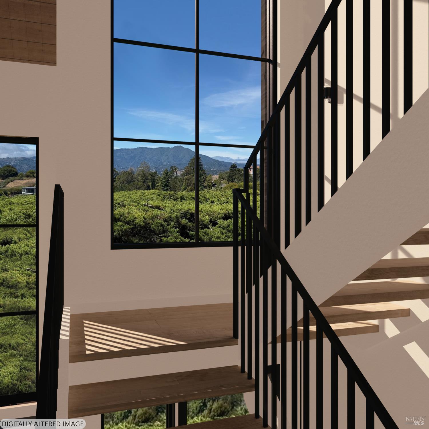 81 Mt Tiburon Road Belvedere Tiburon, CA 94920 - Photo 13 of 26 Digitally Altered Image with Architectural Rendering