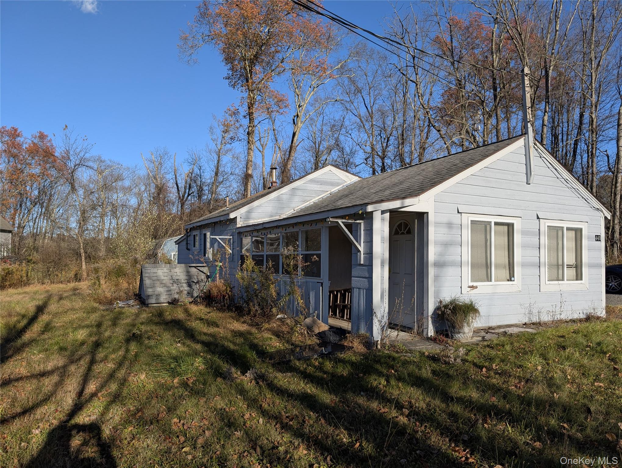 a view of house with a yard and green space