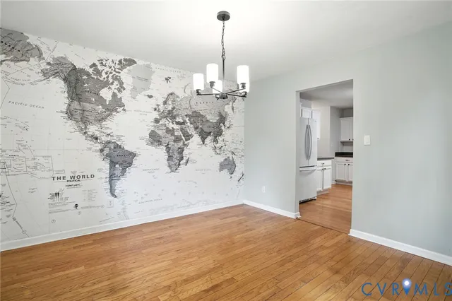 a very nice looking room with a wooden floor