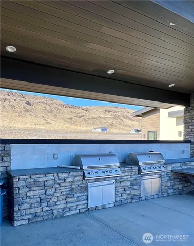 a view of barbecue area