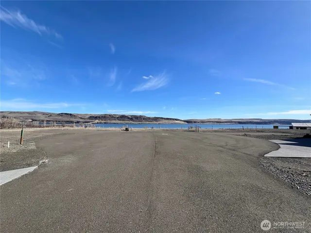 a view of an ocean and beach