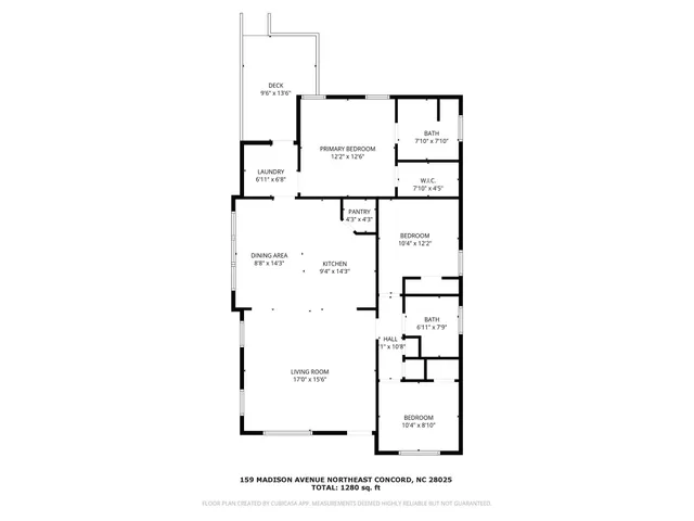 $325,000 | 159 Madison Avenue Northeast, Concord, NC 28025