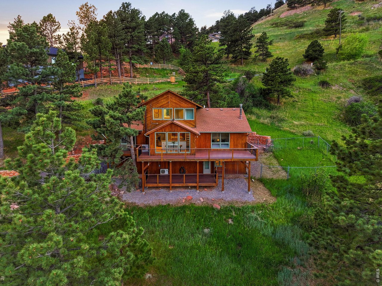 607 North Cedar Brook Road Boulder, CO 80304 - Photo 35 of 36 0.9 acres on a gently sloping lot, well-mitigated, enclosed with pine trees