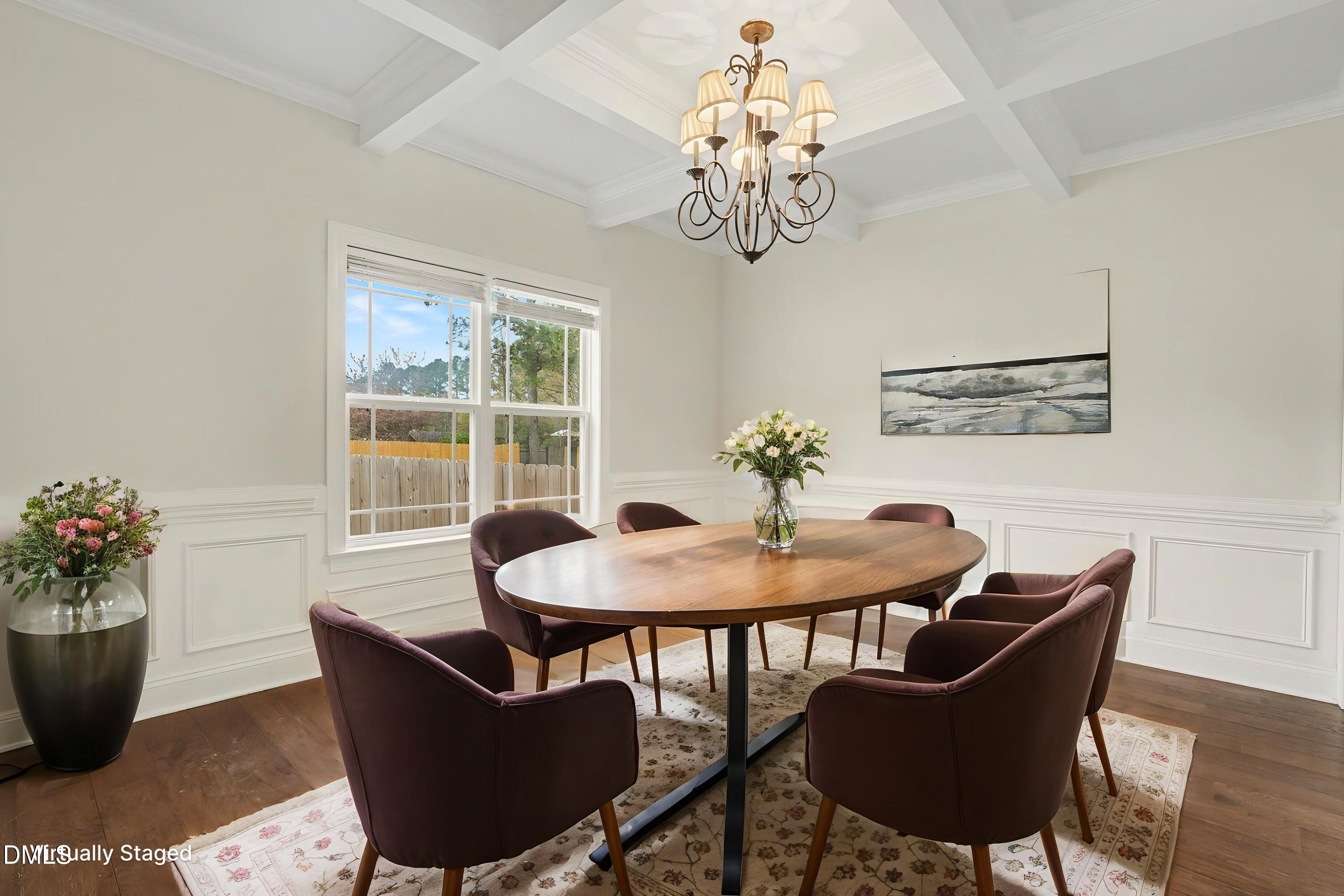 7250 Sandcastle Lane Linden, NC 28356 - Photo 6 of 20 a view of a dining room with furniture window and outside view
