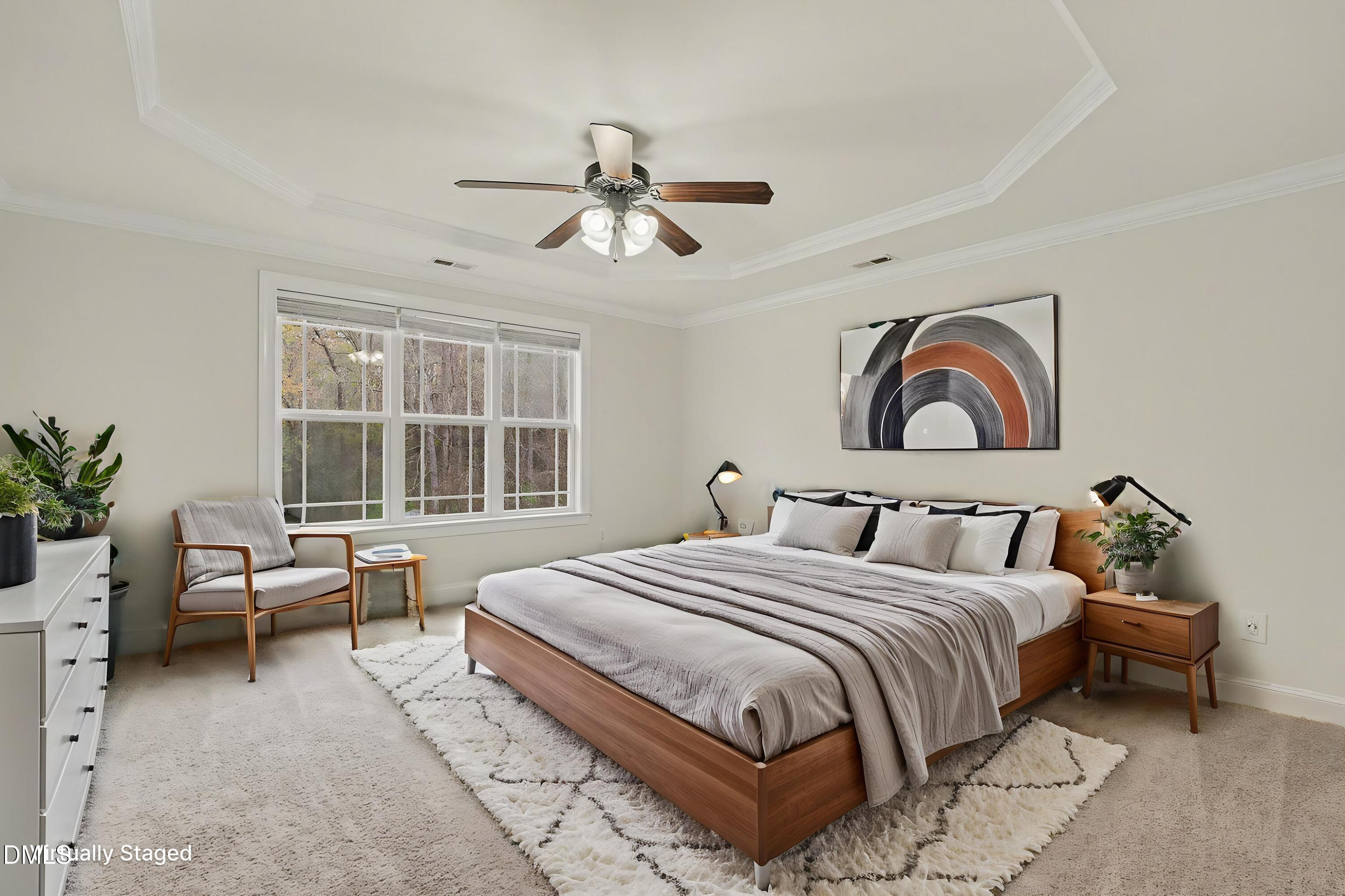 7250 Sandcastle Lane Linden, NC 28356 - Photo 8 of 20 a bedroom with a bed and a couch