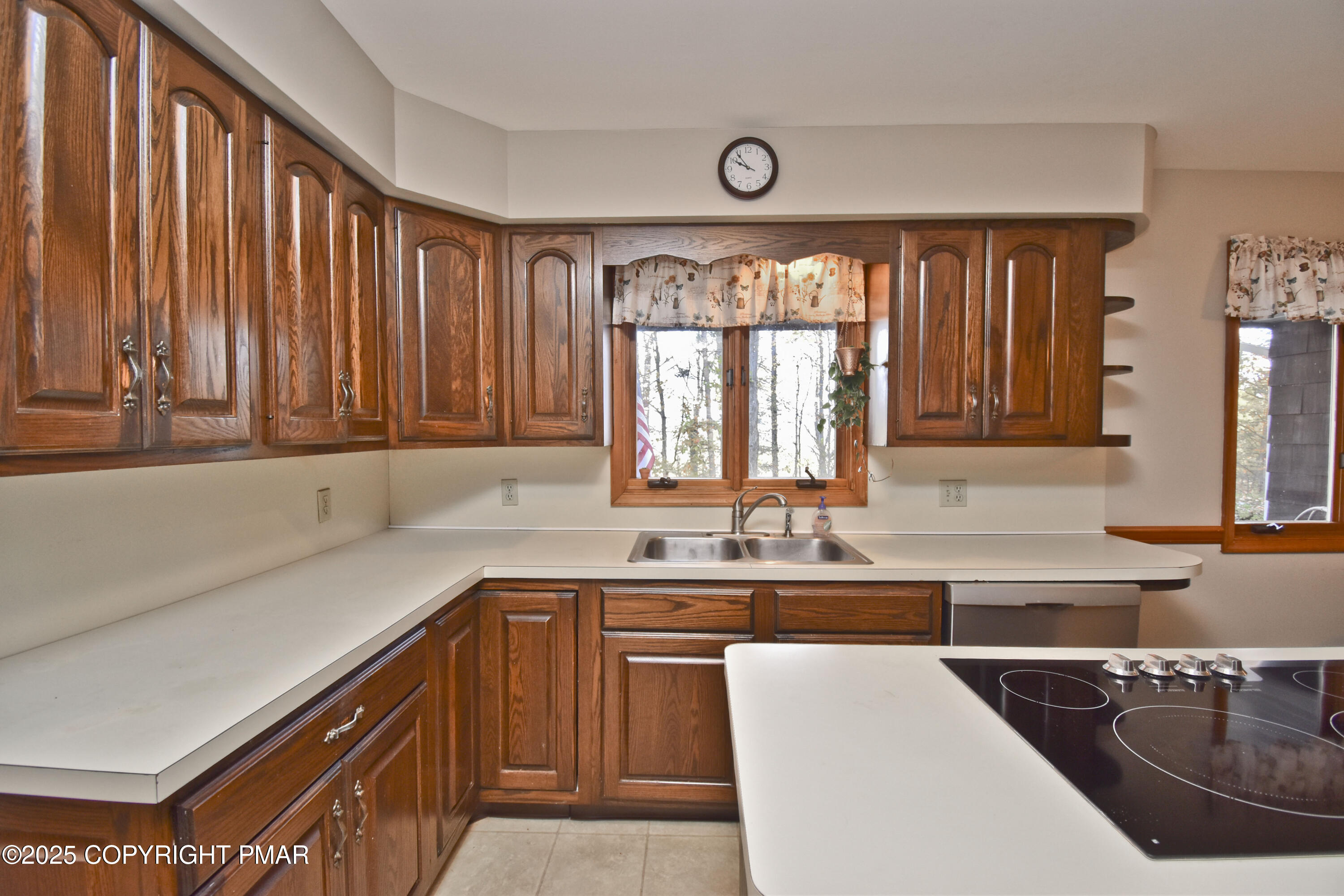 5294 Cherry Valley Road Saylorsburg, PA 18353 - Photo 3 of 53 a kitchen with a sink and a large window