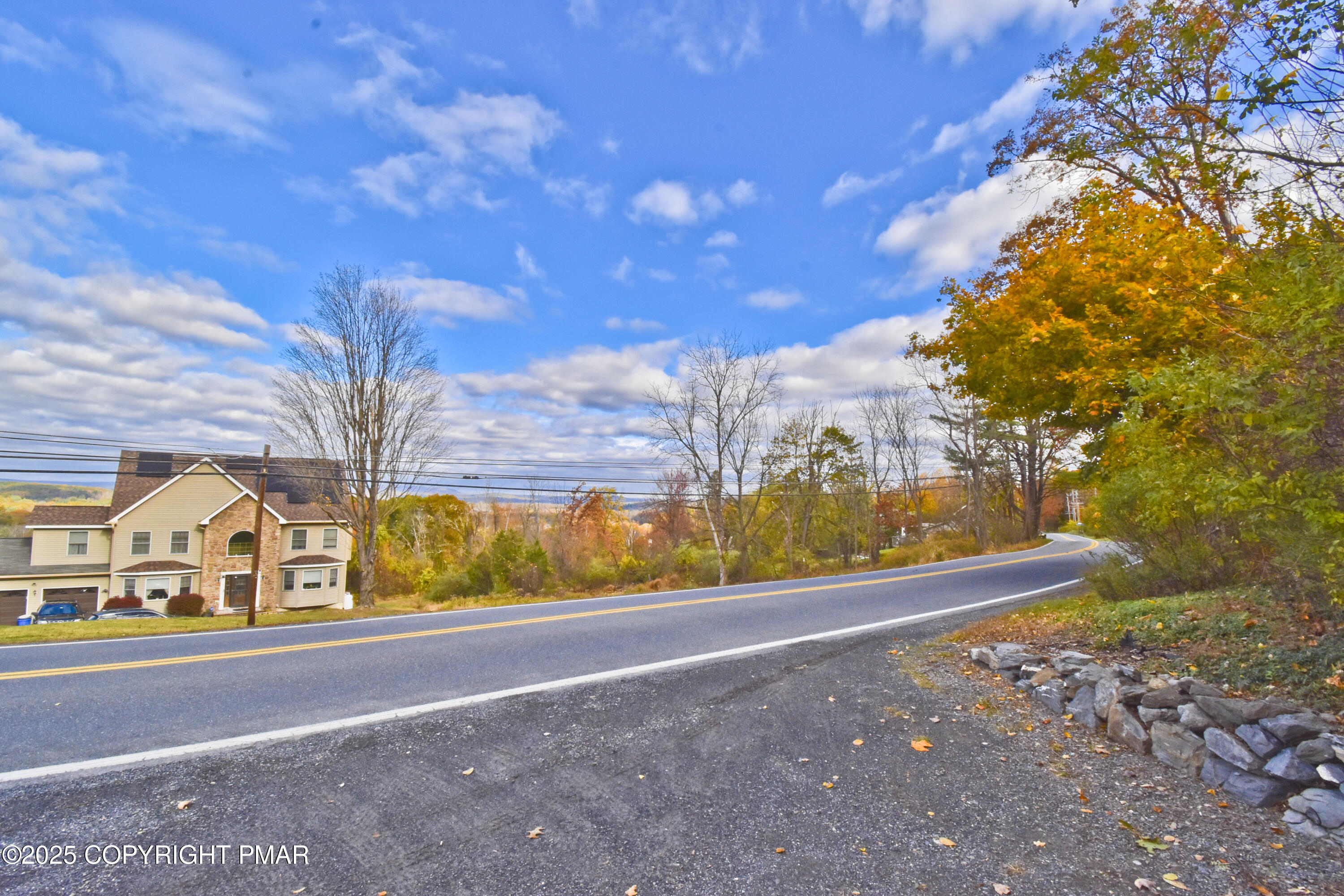 5294 Cherry Valley Road Saylorsburg, PA 18353 - Photo 46 of 53 a view of street with yellow lighting
