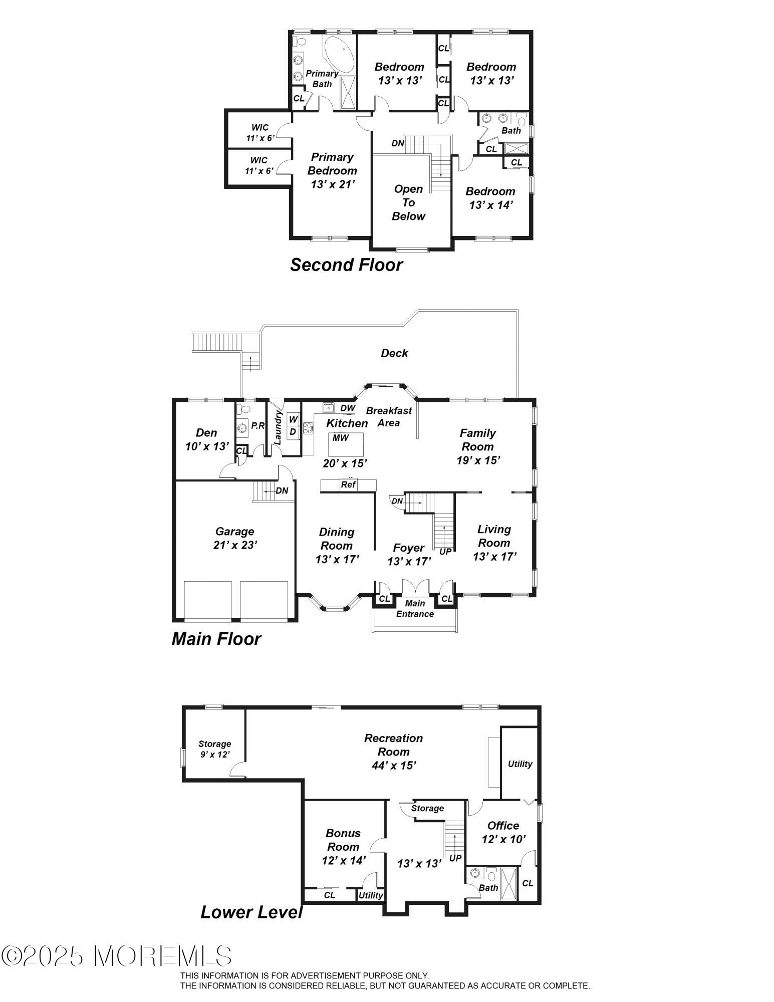 54 Bloomfield Road Manalapan, NJ 07726 - Photo 46 of 46 floor plan - 54 Bloomfield Rd, Manalapan