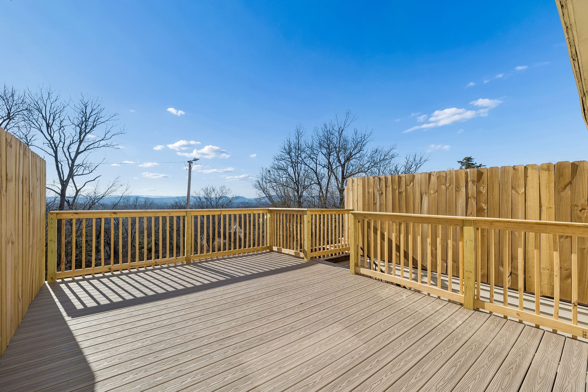 313 Huntington Ridge Drive Nashville, TN 37211 - Photo 29 of 48 a view of deck with wooden floor and fence with a view