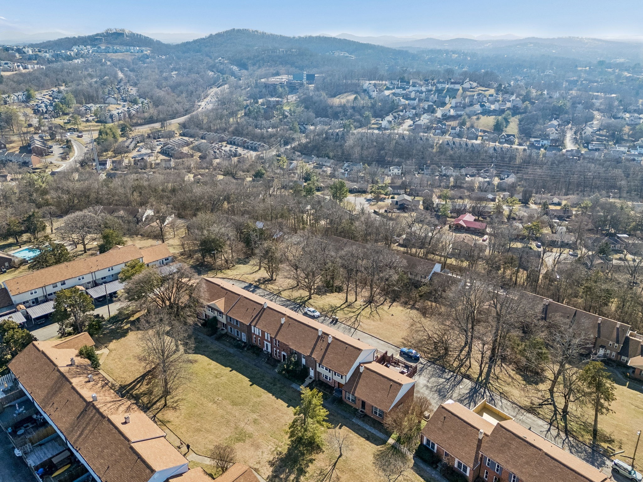 313 Huntington Ridge Drive Nashville, TN 37211 - Photo 39 of 48 an aerial view of residential houses with outdoor space