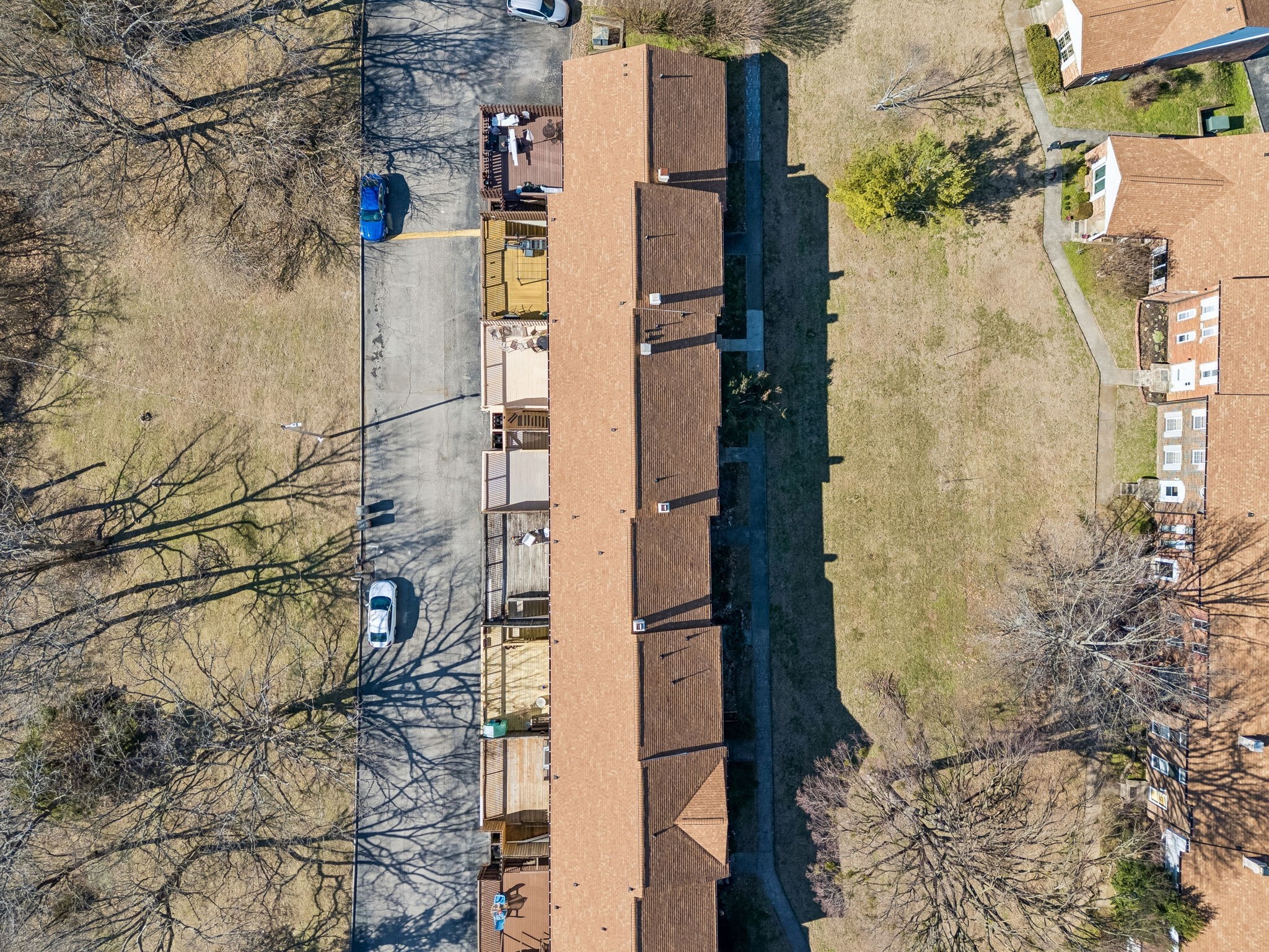 313 Huntington Ridge Drive Nashville, TN 37211 - Photo 41 of 48 a aerial view of a house with a yard