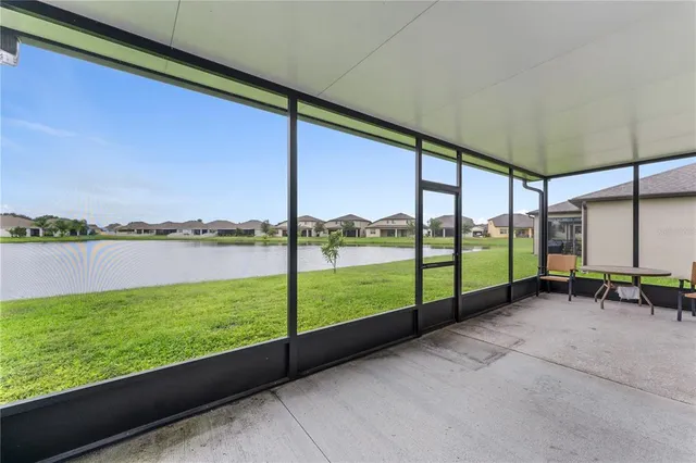 a view of outdoor space with seating area