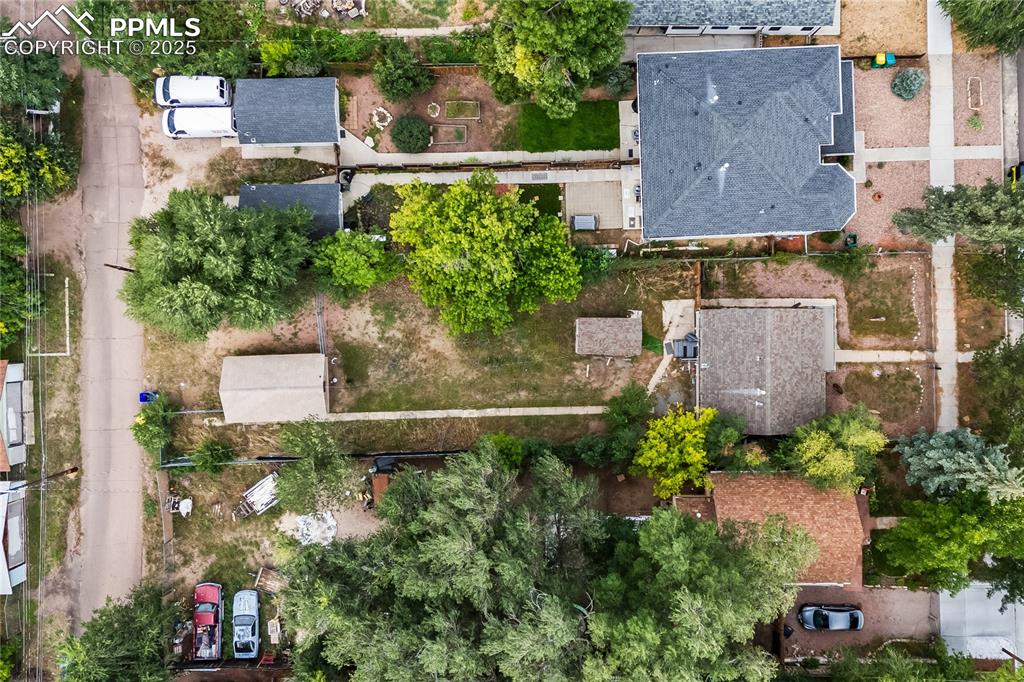917 East Cimarron Street Colorado Springs, CO 80903 - Photo 23 of 26 Aerial perspective of suburban area