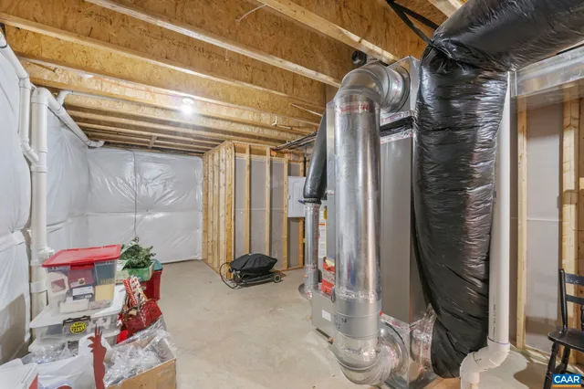 a view of storage and utility room