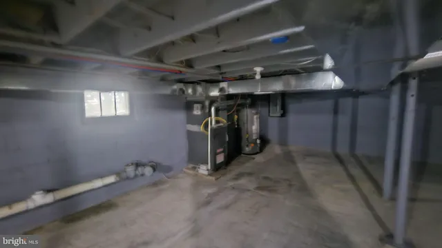 a view of a storage room