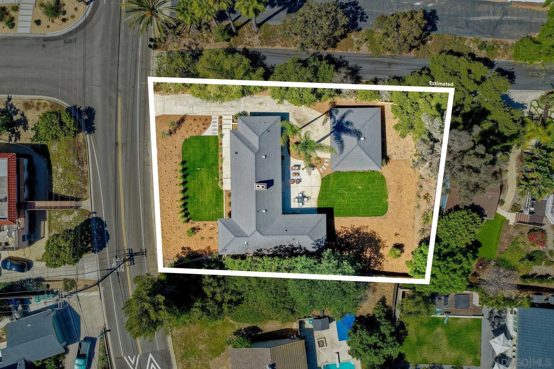 1870 Laurel Road Oceanside, CA 92054 - Photo 40 of 57 an aerial view of a house with a swimming pool