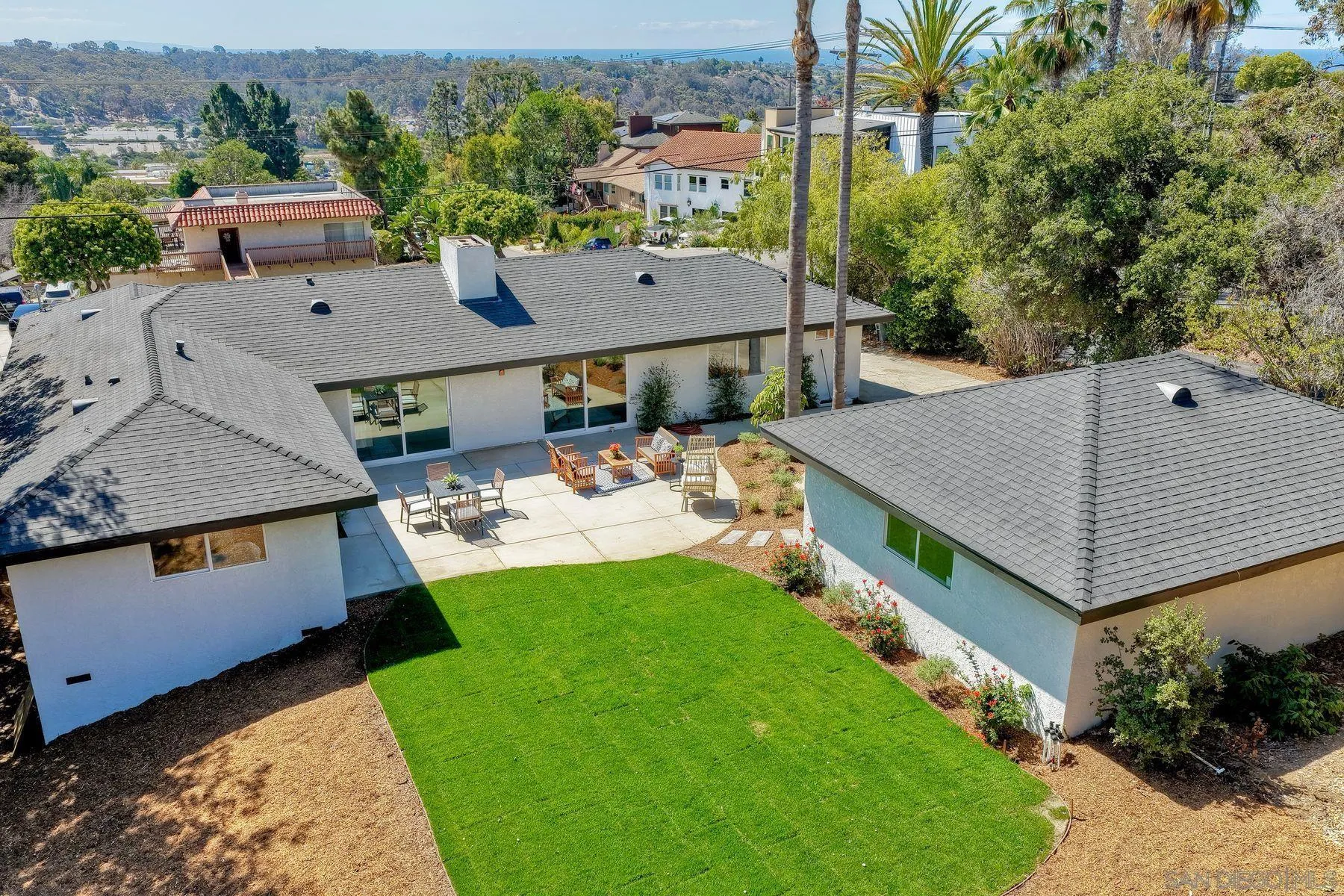 1870 Laurel Road Oceanside, CA 92054 - Photo 45 of 57 an aerial view of a house with a big yard