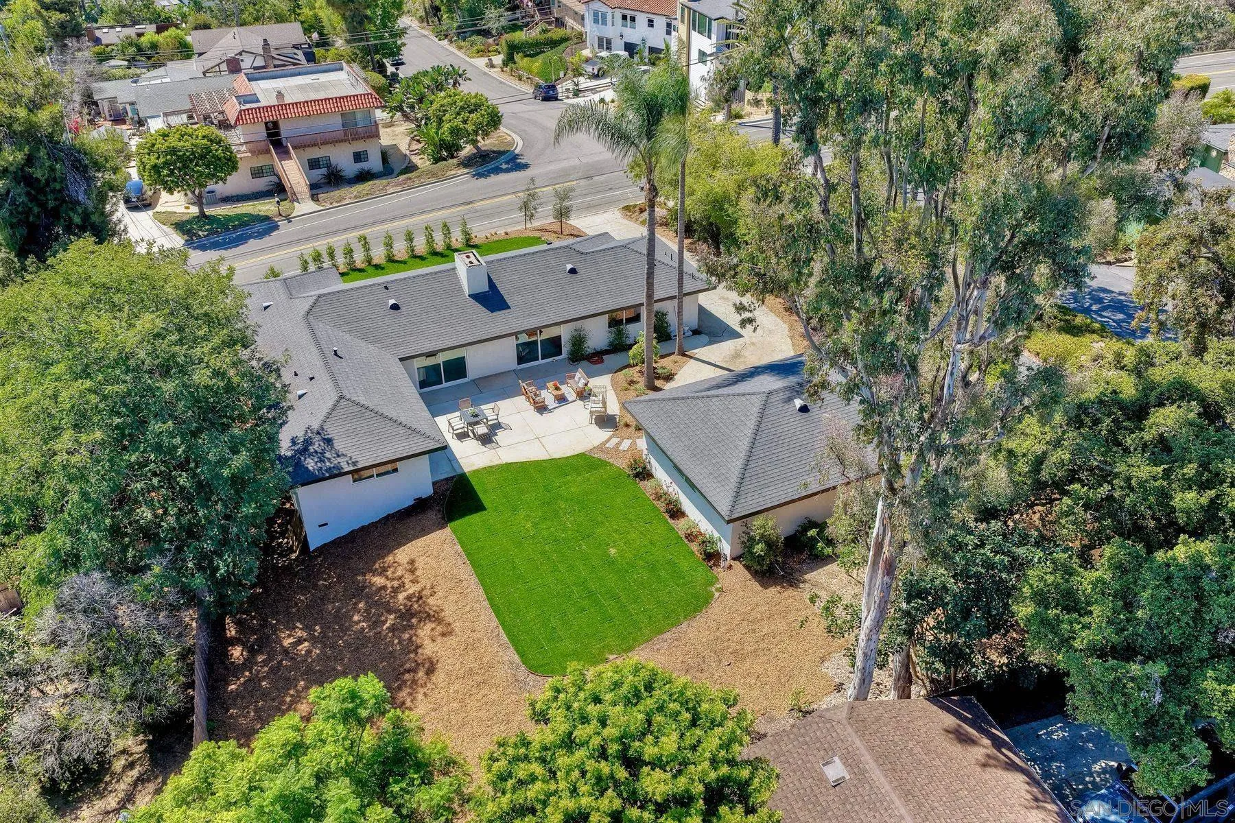 1870 Laurel Road Oceanside, CA 92054 - Photo 50 of 57 an aerial view of a house with garden space and street view