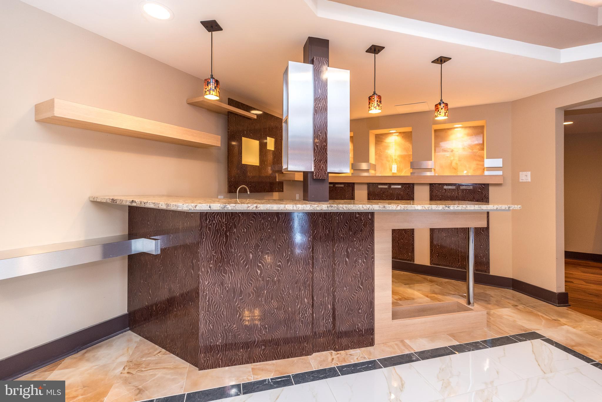 201 Summer Ridge Circle Chalfont, PA 18914 - Photo 74 of 94 Built in bar area with lighting & room for guests