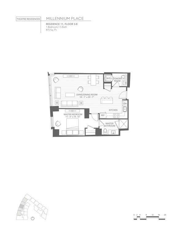 580 Washington Street, Unit 411 Boston, MA 02111 - Photo 14 of 24 a picture of a bench in a cabinet