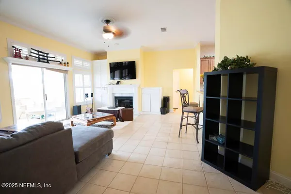 a large kitchen with a lot of counter space and a sink