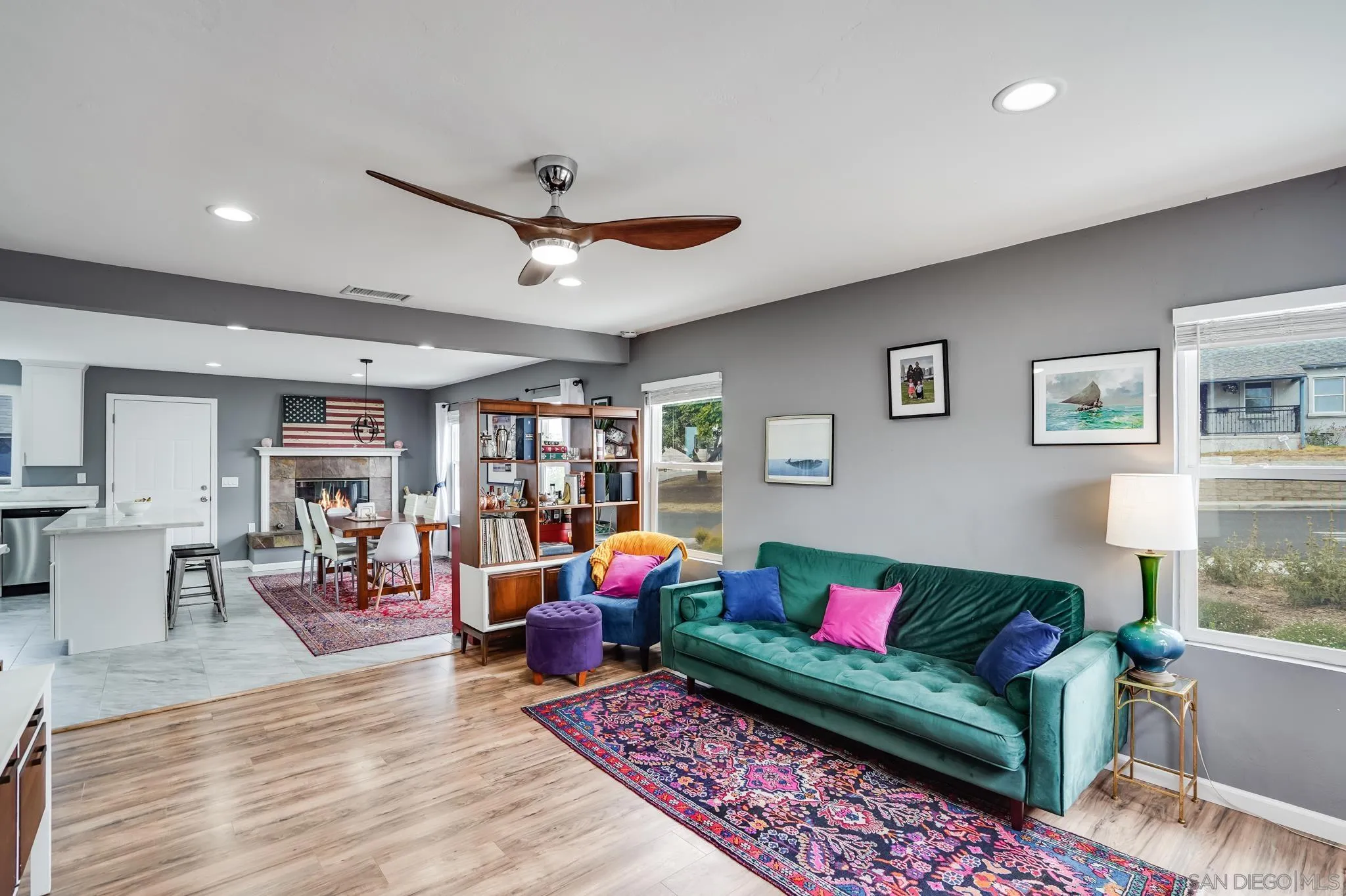 7690 Canton Drive Lemon Grove, CA 91945 - Photo 18 of 41 a living room with furniture and wooden floor