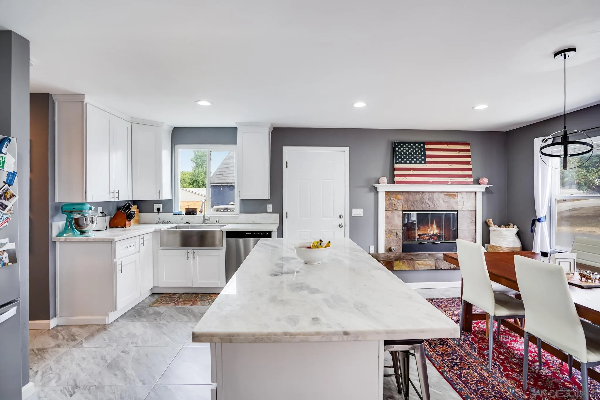 7690 Canton Drive Lemon Grove, CA 91945 - Photo 10 of 41 a large kitchen with sink a counter top space and appliances