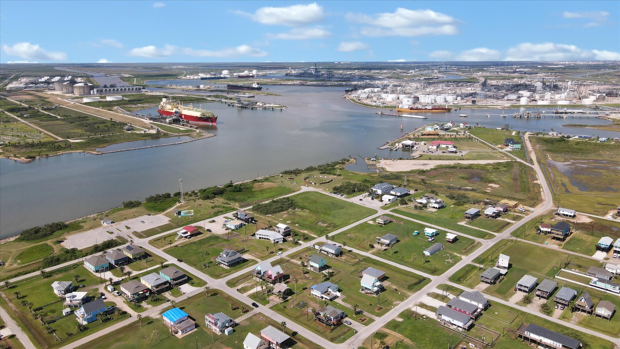 422 Jettyview Road Freeport, TX 77541 - Photo 32 of 37 an aerial view of a city
