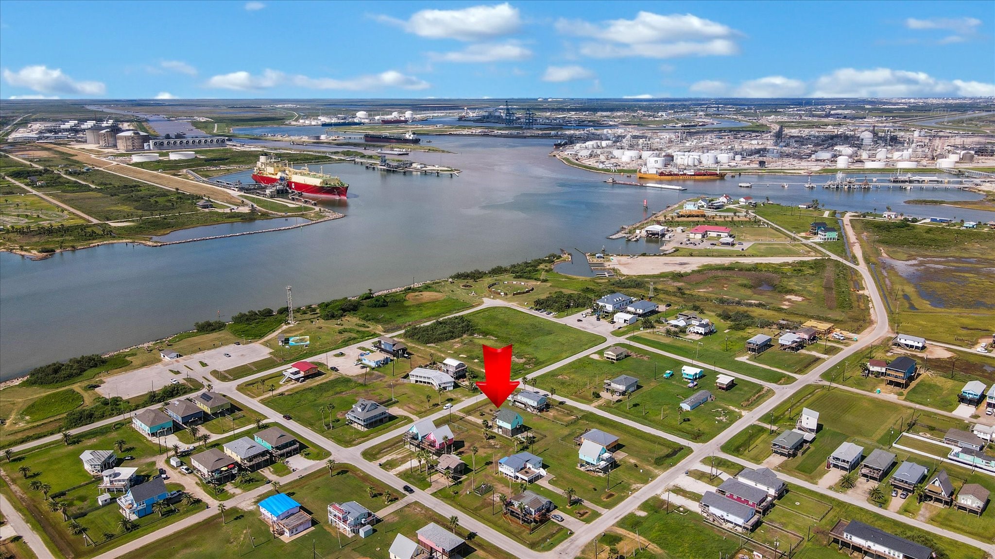 422 Jettyview Road Freeport, TX 77541 - Photo 37 of 37 an aerial view of a city