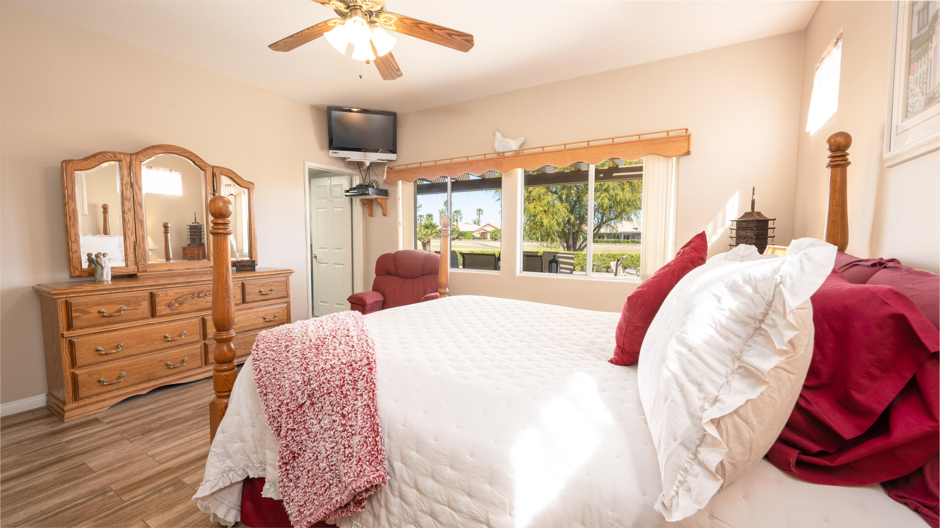80432 Pebble Beach Drive Indio, CA 92201 - Photo 18 of 46 a bed room with a bed and a dresser