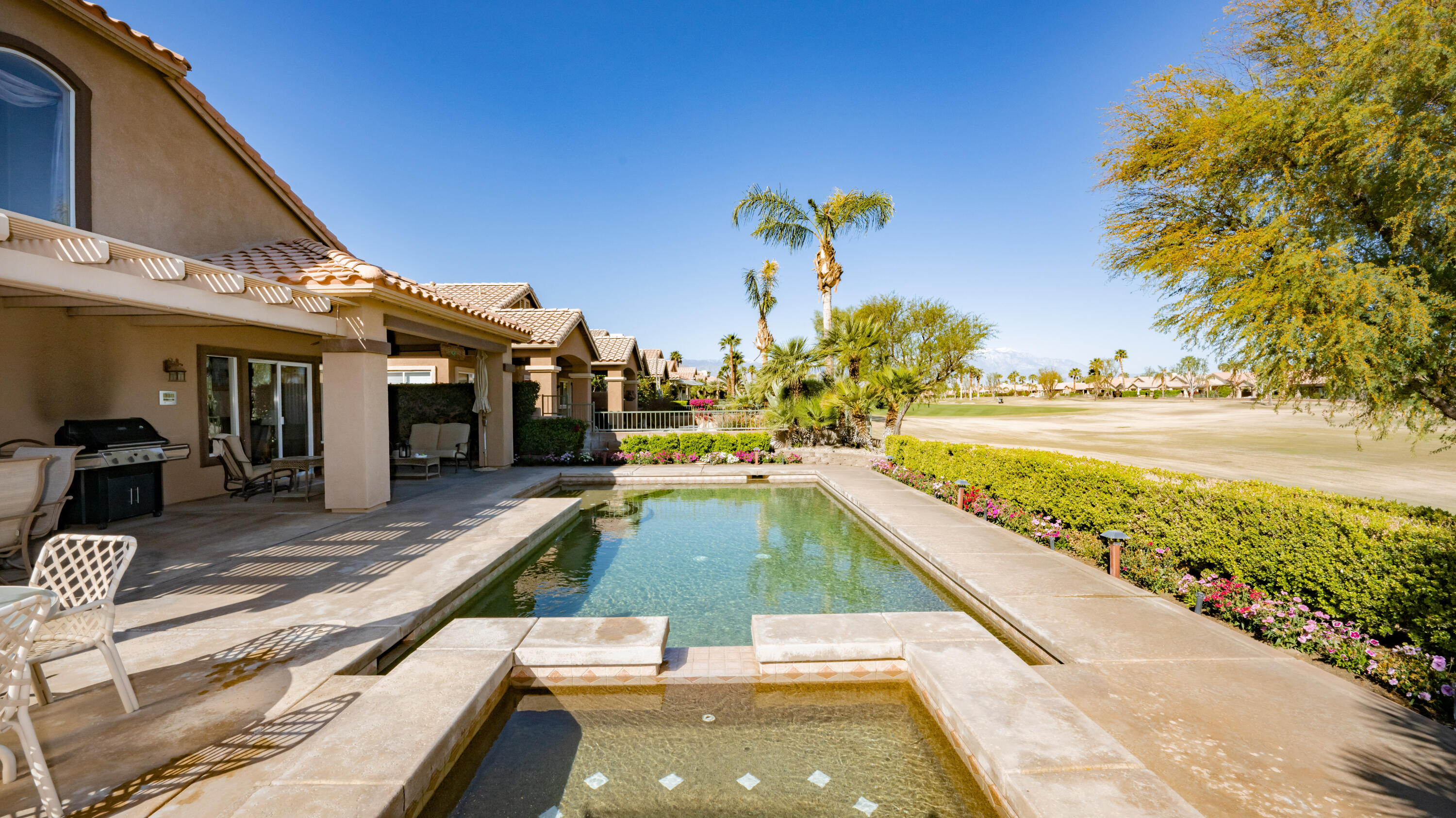 80432 Pebble Beach Drive Indio, CA 92201 - Photo 29 of 46 a view of swimming pool with outdoor seating
