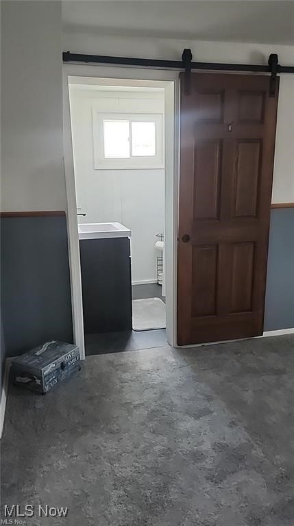 23621 Colbourne Road Euclid, OH 44123 - Photo 15 of 45 Laundry area with a barn door