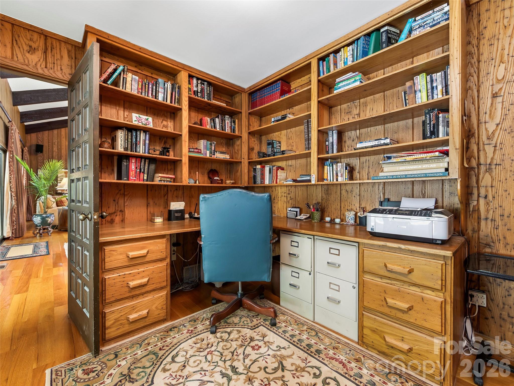 69 Forest Road Asheville, NC 28803 - Photo 17 of 48 a view of a workspace with furniture