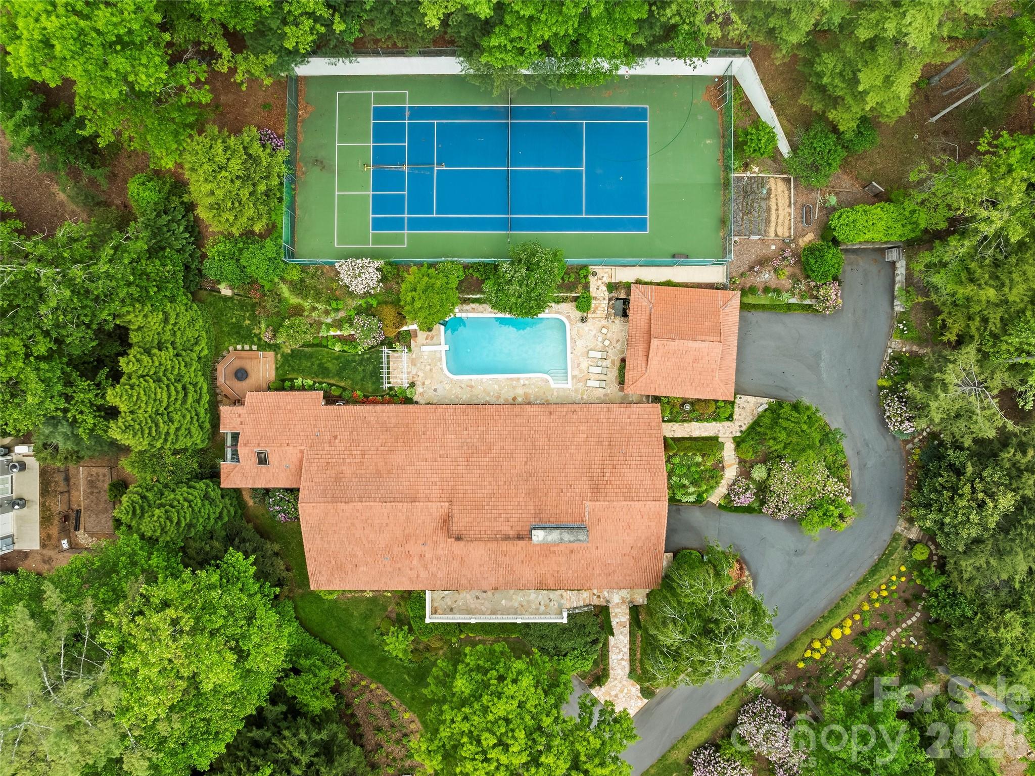 69 Forest Road Asheville, NC 28803 - Photo 2 of 48 an aerial view of a house