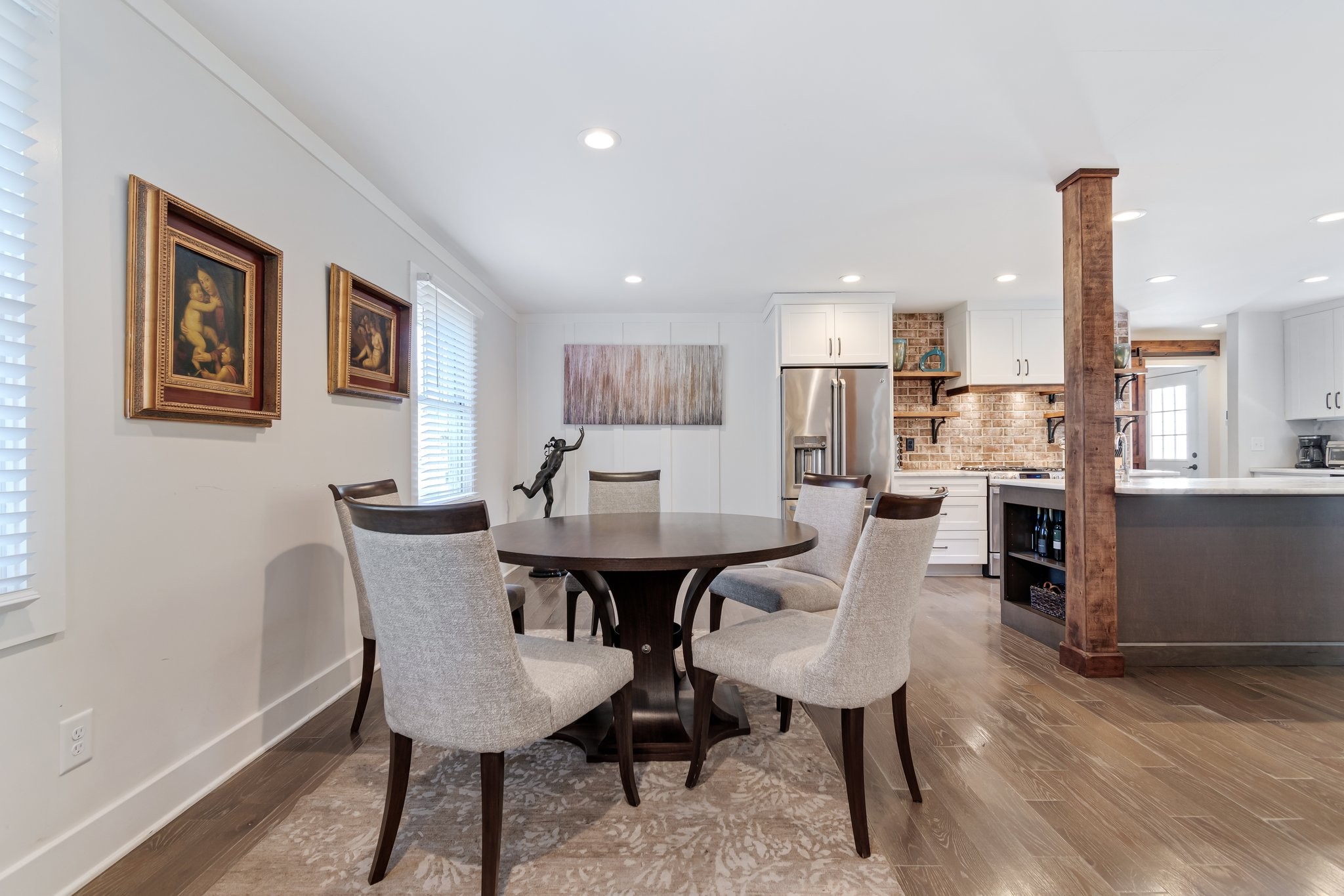 183 Lancaster Drive Franklin, TN 37064 - Photo 15 of 39 a view of a dining room with furniture and wooden floor