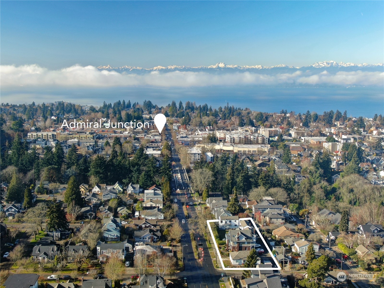2515 Belvidere Avenue Southwest Seattle, WA 98126 - Photo 4 of 39 an aerial view of multiple house