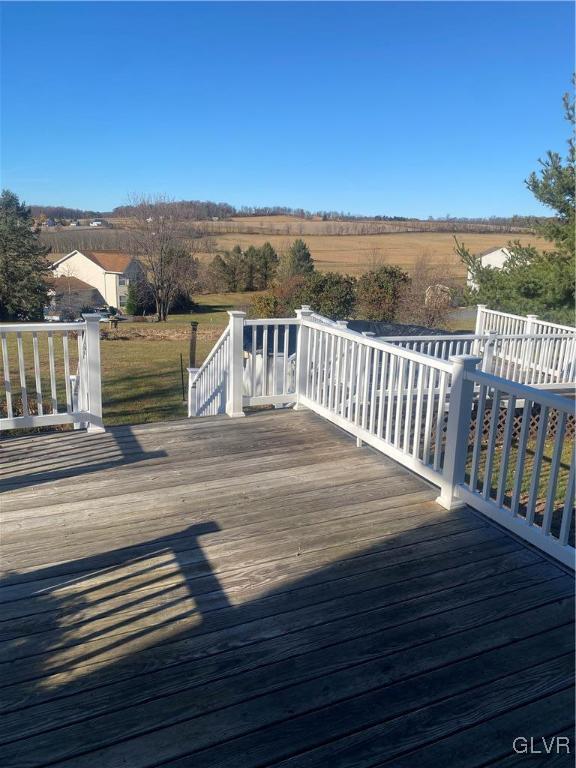 2910 Sickle Road Bath, PA 18014 - Photo 23 of 30 a view of a balcony with wooden floor and city view