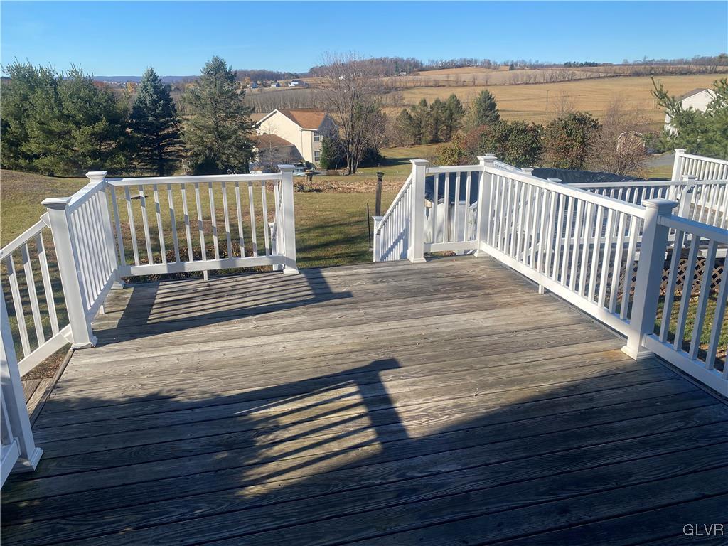 2910 Sickle Road Bath, PA 18014 - Photo 24 of 30 a view of deck with city view and wooden floor