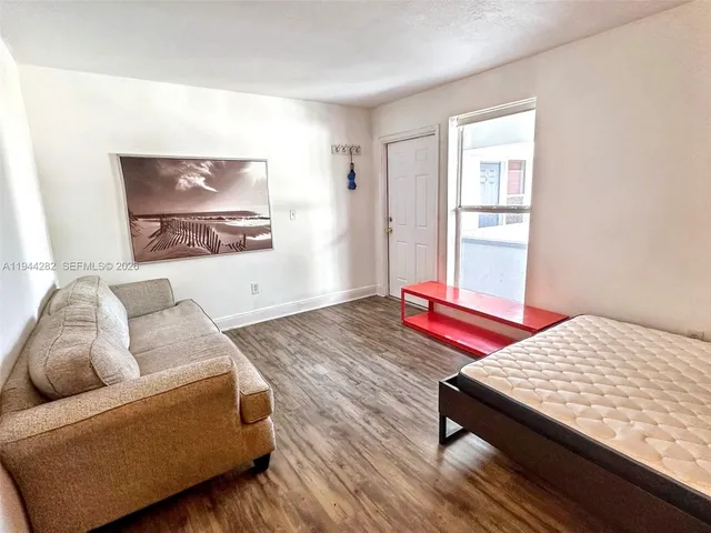 a view of wooden floor